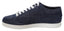 Jimmy Choo Schicke Slip-On Sneakers aus blauem Denim-Wildleder