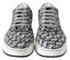 Jimmy Choo Glitzernde Slip-On Sneakers - Silber und Schwarz