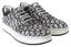 Jimmy Choo Glitzernde Slip-On Sneakers - Silber und Schwarz