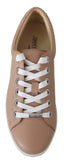 Jimmy Choo Puderrosa Nappaleder-Sneakers