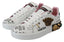 Dolce & Gabbana Queen Crown Chic Leder Sneakers