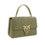 PINKO Emerald Elegance Kalbsleder Handtasche