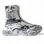 Dolce & Gabbana Daymaster Graffiti Druck Mid Top Turnschuhe