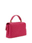 PINKO Schicke rosa gesteppte Minihandtasche aus Leder