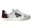 Dolce & Gabbana Exklusive Weiß Bordeaux Low Top Sneakers