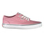 Vans Schicke rosa Sneakers mit kontrastierenden Schnürsenkeln