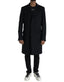 Dolce & Gabbana Schwarzer Woll-Kaschmir-Trenchcoat Jacke