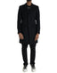 Dolce & Gabbana Schwarzer einreihiger Trenchcoat Jacke