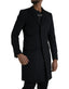 Dolce & Gabbana Schwarzer einreihiger Trenchcoat Jacke