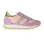 Blauer Rosa Polyester Sneaker