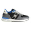 Blauer Graue Polyester Sneaker