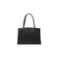 Plein Sport Elegantes Silber-Logo Eco-Leder Shopper