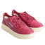 Autry Fuchsia Leder Di Capra Sneaker