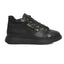 Cerruti 1881 Schwarzes Leder Damen Sneaker