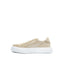 Casadei Elegante Leder-Sneakers in Gold