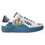 Dolce & Gabbana Blau Weiß Gedruckt Portofino Melt Sneakers Schuhe