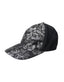 Dolce & Gabbana Schwarz Silber Floral Print Baseball Hut Männer