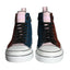 Dolce & Gabbana Multicolor Patchwork High Top Sneaker Schuhe