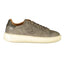 Blauer Beige Polyester Sneaker