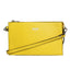 MSGM Yellow Leather Logo Crossbody Sling Shoulder Bag