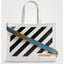 Off-White Weiße Leder Crossbody Tasche