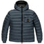 Refrigiwear hellblaue Nylon-Daunenjacke winddicht