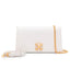 Off-White Weiße Leder Crossbody Tasche