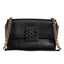 Dolce & Gabbana Black Leather DG Millennials Crystal Crossbody Bag