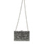 Dolce & Gabbana Silver Sequined Clutch Evening Crossbody Bag