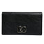 Dolce & Gabbana Black Leather DG Logo Bifold Card Slot Crossbody Bag