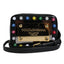 Dolce & Gabbana Black Leather LED Logo Shoulder Crossbody Bag