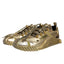 Dolce & Gabbana Gold Stretch Lace Up NS1 Sneakers Shoes