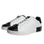 Dolce & Gabbana Black Leather Logo Portofino Sneaker Shoes