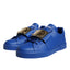 Dolce & Gabbana Blue Leather Low Top Portofino Sneakers Shoes