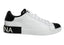 Dolce & Gabbana White Leather Logo Portofino Sneaker Shoes