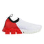 Dolce & Gabbana White Red Low Top Sorrento Men Sneakers Shoes