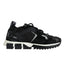 Dolce & Gabbana Black Mesh Sorrento Trekking Sneakers Shoes