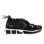 Dolce & Gabbana Black Mesh Sorrento Trekking Sneakers Shoes