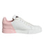 Dolce & Gabbana White Pink Portofino Low Top Sneakers Shoes