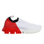 Dolce & Gabbana White Red Low Top Sorrento Men Sneakers Shoes