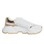 Dolce & Gabbana Gold White Daymaster Low Top Sneakers Shoes