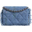 Chanel Denim Mood Flap Micro Bag - mit zertifikat