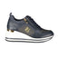 Laura Biagiotti Blauer Polyester Sneaker