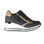 Laura Biagiotti Schwarzer Polyester Sneaker